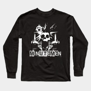 munitemen skeleton punk Long Sleeve T-Shirt